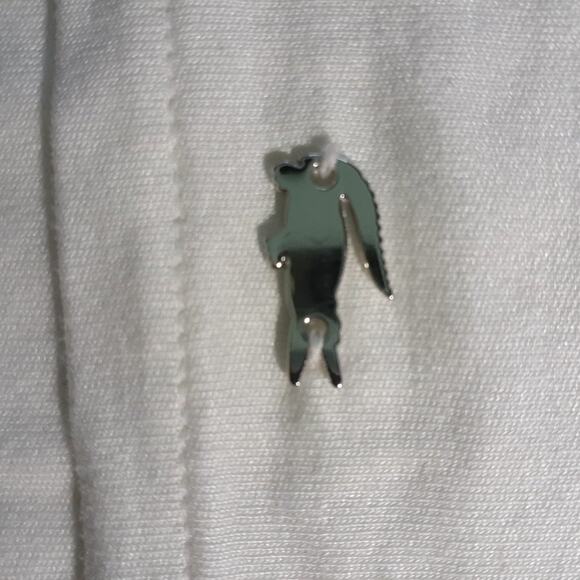 LACOSTE Navy White Color Block Stretch Jersey Pencil Dress Long Sleeve - Picture 8 of 8